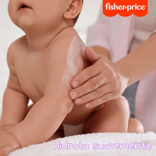 Crema Corporal Para Bebé Fisher-price Aroma Lavanda 250 Ml