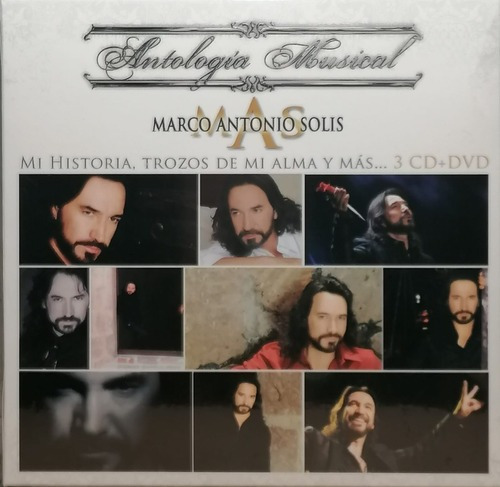 Marco Antonio Solis Antología Musical 3cd's + Dvd