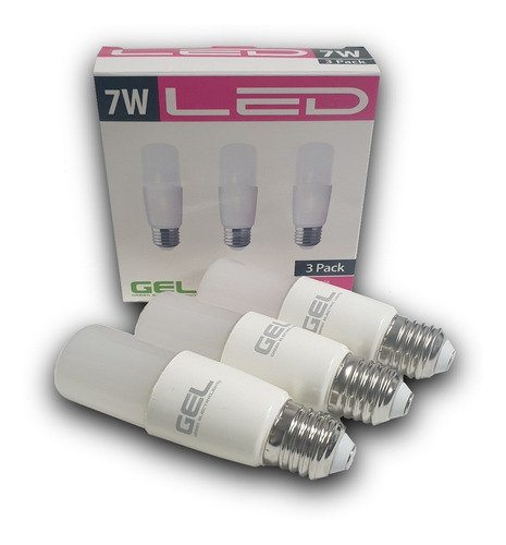 Bombillo Led 7w Torpedo Luz Calida Caja 3 Unidades 