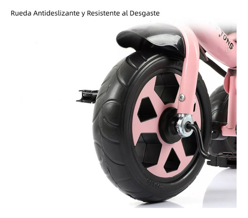 Triciclo Bici. Metálico Infantil 2 En 1 Con Cinturón Seg.