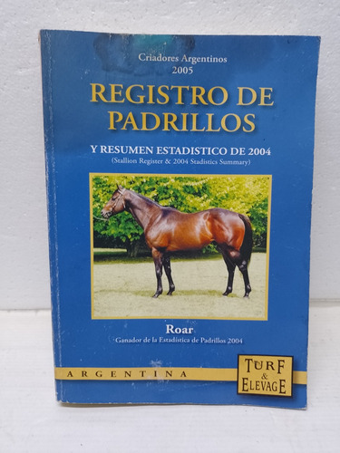 Antíguo Libro Registro De Padrillos Y Resumen Estadístico 