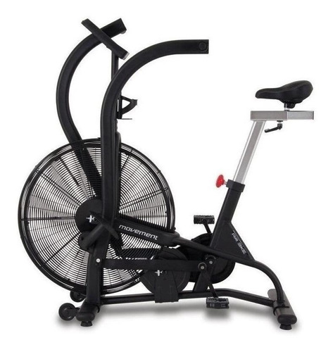 Bicicleta ergométrica Movement AirBike cor preto