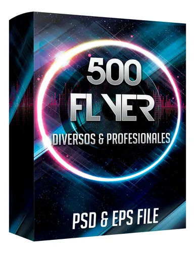 Pack 500 Flyers Diversos Photoshop Psd - Compatibles