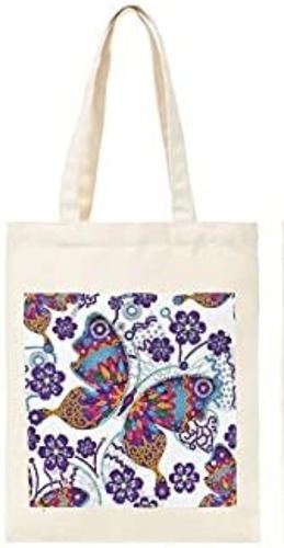 Bolso Con Diseño De Diamond Painting Diamantes Cristal  Y Ab