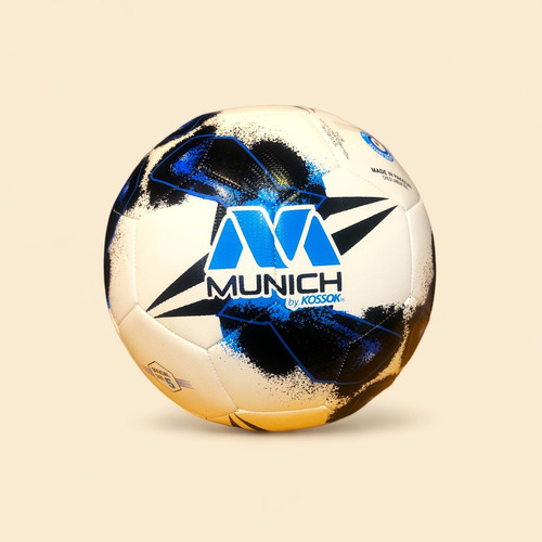 Pelota Futbol Once Munich By Kossok Nº 5 Blanco/verde O Azul