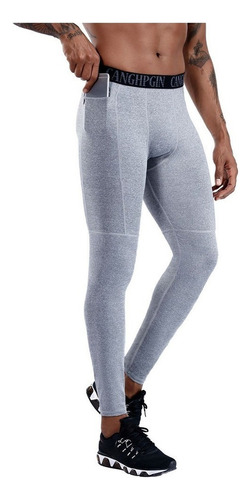 A Leggins Compresivos Hombre Gym Pantalones Leggins