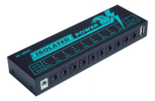 Fuente Multiple Para 10 Pedales M-vave Isolated Power