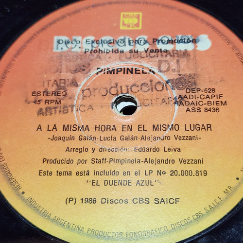 Simple Pimpinela Discos Cbs C10