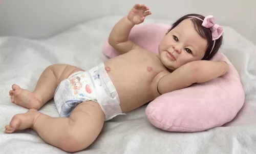 Bebe Reborn - Menina Princesa Greta - Lindo Enxoval