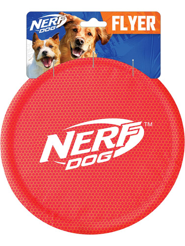 Juguete Para Perros Nerf Dog Flyer De Nailon, Disco Volador,