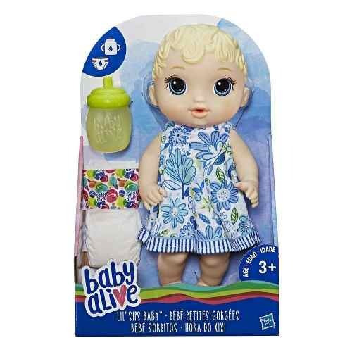 Boneca Baby Alive - Hora Do Xixi - Loira - E0385 - Hasbro