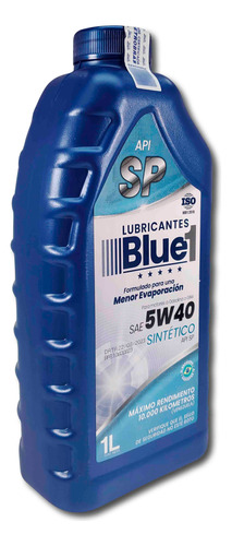 Aceite De Motor 5w40 Sintetico Importado Blue1
