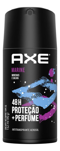 Antitranspirante Aerossol Marine Axe 152ml