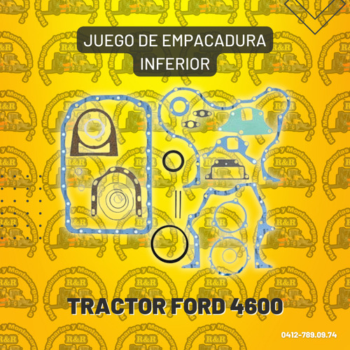 Juego Empacadura Inferior Tractor Ford 4600