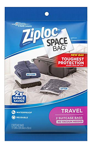 Bolsa De Compresion Al Vacío Ziploc Space Bag Ropa Sellador