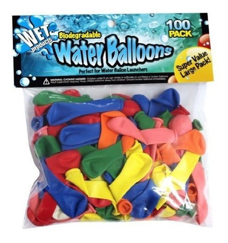 Globos De Agua Biodegradables, Paquete De 100