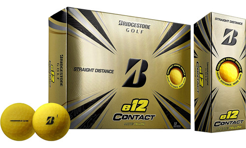 Pelotas Bolas De Golf Bridgestone E12 12 Unidades Amarillo