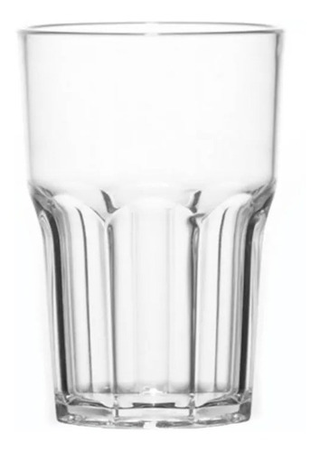 Vaso Facetado Trago Largo 410ml Bristol Nadir Vidrio X1 Uni.