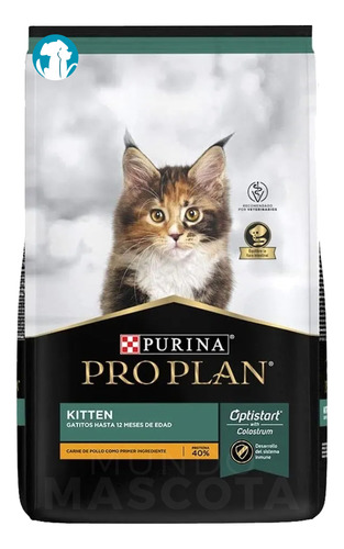 Comida Gato Cachorro Proplan Kitten 1 Kg / Mundo Mascota