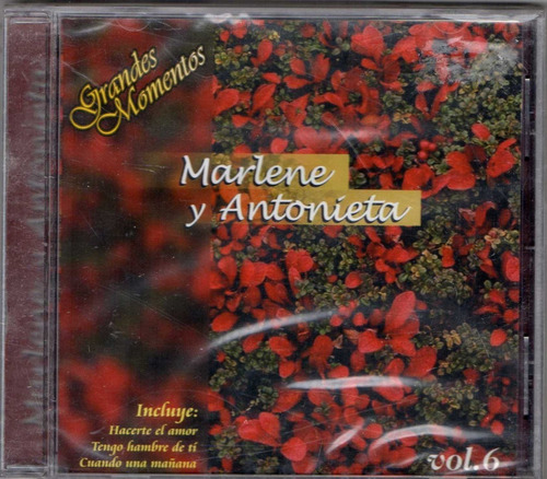 Marlene Y Antonieta Grandes Vol. 6 Cd Original Nuevo Qqd. 