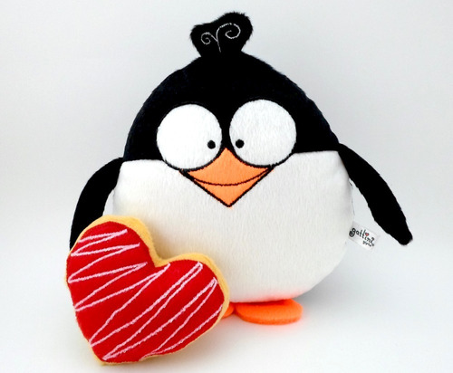 Pingüino Niño Peluche Nombre Personalizado Aniversario Amor