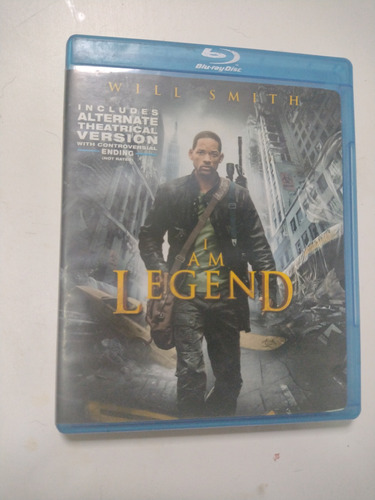 I Am Legend, El Legendario Bluy Ray Disc Original