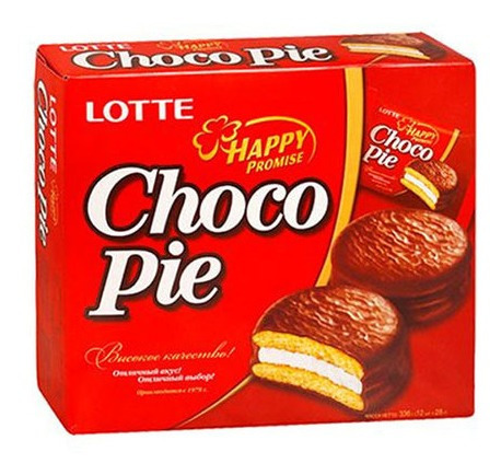 Choco Pie Chocolate Caja 12 Pz Pastelito Coreano Original