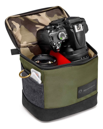 Bolso De Hombro Manfrotto Mb Ms-sb-igr Street P/ Dslr | Csc Color Verde musgo