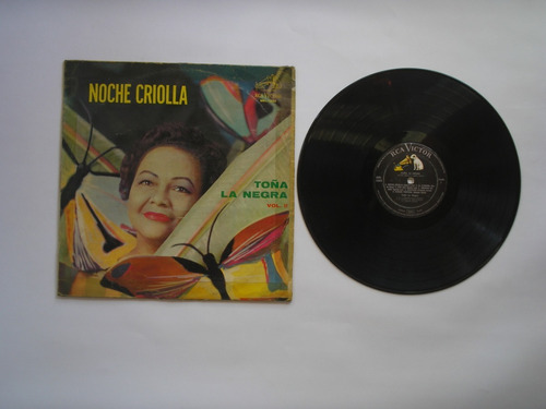 Lp Vinilo Toña La Negra V2 Noche Criolla Edic Venezuela 1961