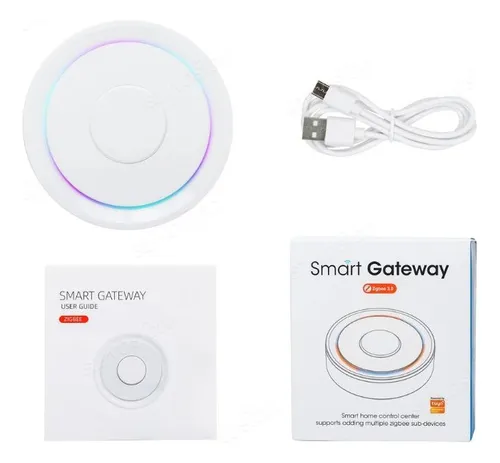 Gateway Hub Zigbee 3.0 Ethernet Rj-45 Usb-c Tuya Smart Alexa