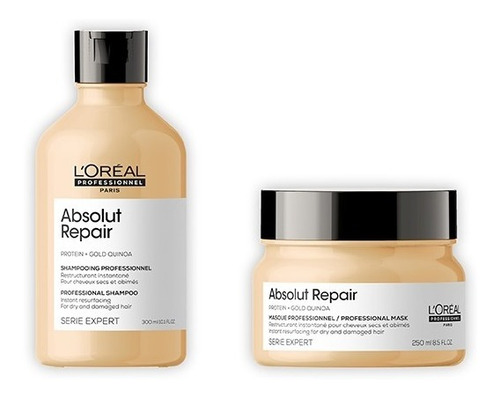 Kit Shampoo + Máscara Absolut Repair L'oréal Professionnel