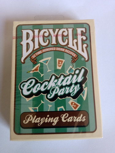 Baraja Bicycle Cocktal Party - Original U.s. Nueva Sellada