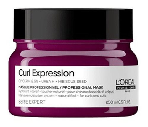 Máscara Hidratante Loreal Curl Expression Rulos Rizos 250ml