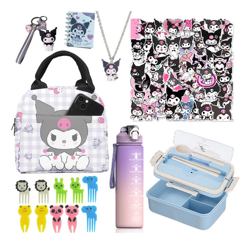 Fiambrera Kawaii, Reutilizable Y Aislante, Bolsa De Almuerzo