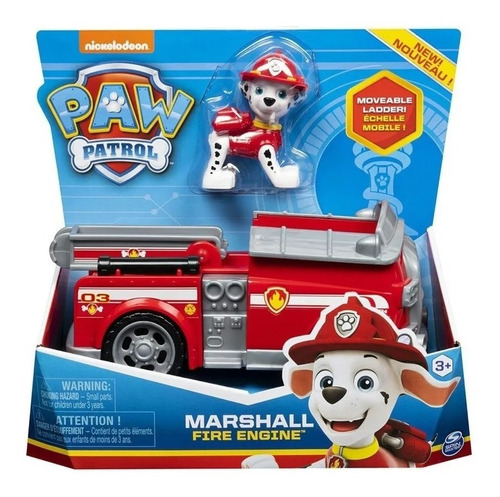 Auto Paw Patrol Figuras De Acción + Auto Surtido Varios Mca