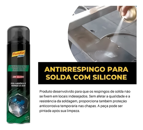 Antirrespingo Spray P/ Solda Com Silicone 400ml 280g