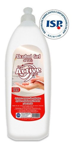Alcohol Gel 70% C/aloe Vera Isp 1.0 Lt | Steelpro