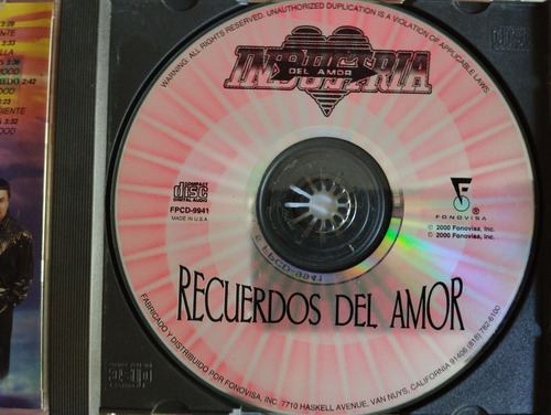 Industria Del Amor Cd Gran Homenaje Del Amor V (Usado)