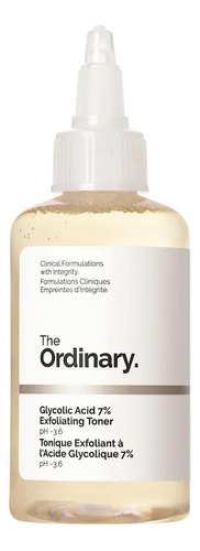 The Ordinary Tónico Exfoliante De Ácido Glicólico 7% - 100ml Momento de aplicación Noche Tipo de piel Normal