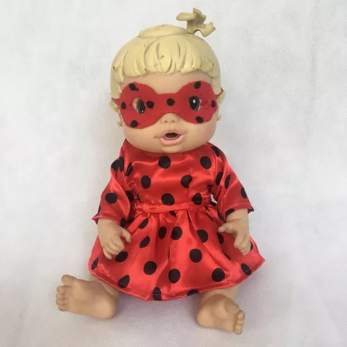 BABY ALIVE VIROU MIRACULOUS LADYBUG E CATNOIR! FANTASIAS PARA BONECAS 