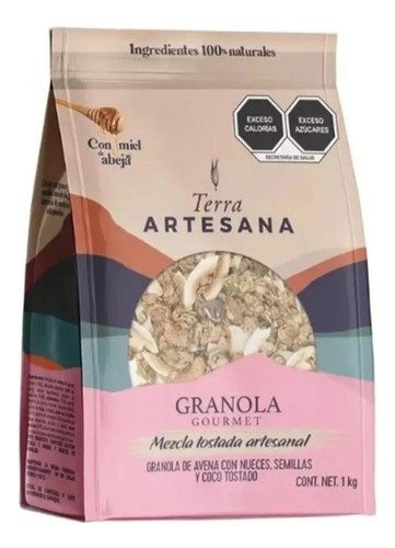 Granola De Avena Con Nueces Miel De Abeja Terra Artesana 1kg