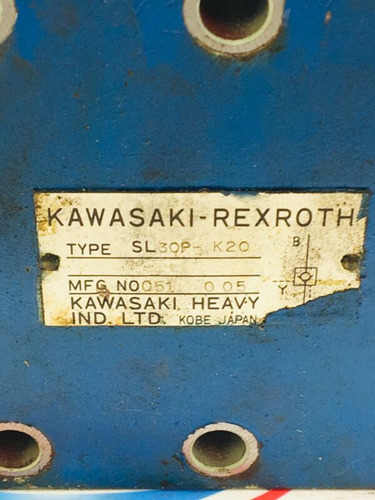 Kawasaki Rexroth Sl30p-k20 Assembly Ttf (Reacondicionado)