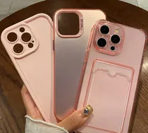 Comprar Fundas Para iPhone 14 Pro Max\u002F 15 Pro Max Tres Diseños Rosa