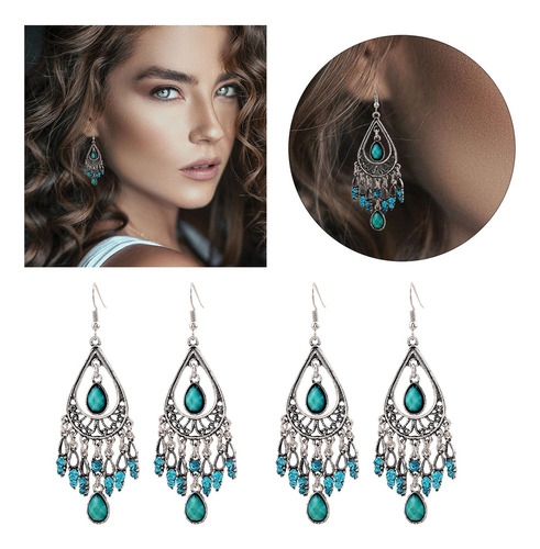 Pendientes En T, Modernos, Bohemios, Vintage, Tallados En Fo