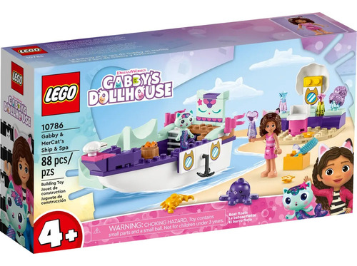 Lego 10786 Gabby's Dollhouse Gabby & Mercat Barco Y Spa