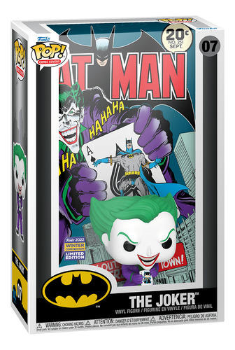 Funko Pop! Portada Del Cómic: Joker (convención Invierno