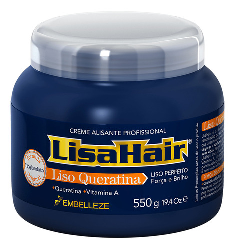 Lisahair Creme Alisante 550ml