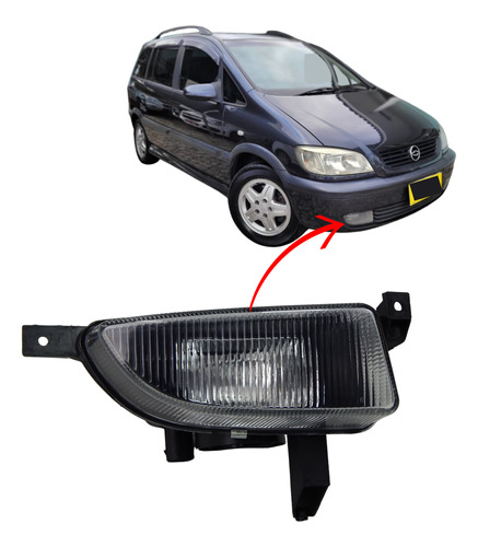 Farol Auxiliar Zafira 2001 2002 2003 2004 Importado Direito