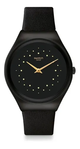 Reloj Swatch Mujer Negro Skin Shadow Syxb102