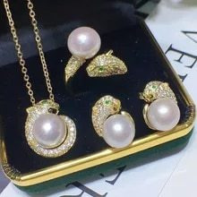 Conjunto De Joyas De Oro De 14k Para Mujer Y Hombre, Conjunt